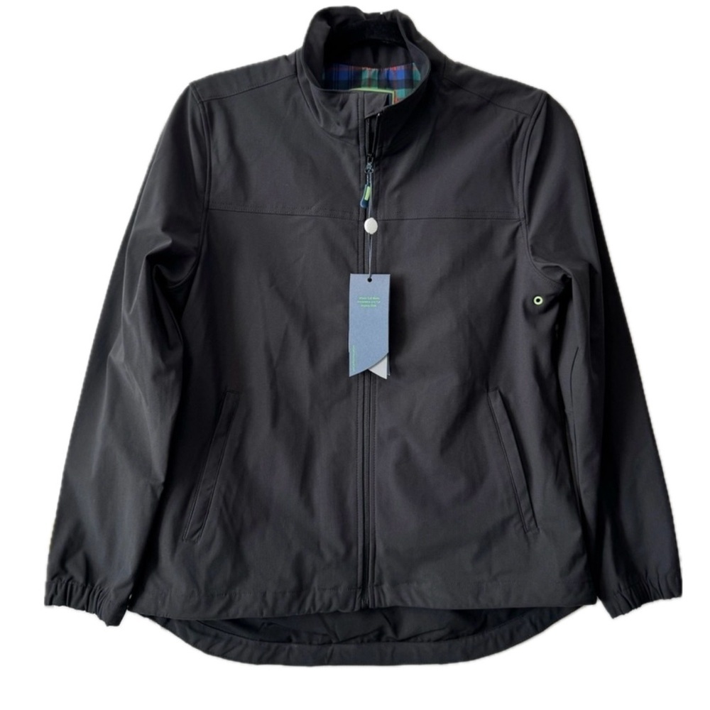 NWT William Murray Golf Women’s Wedge Windbreaker Jacket Black Size Small